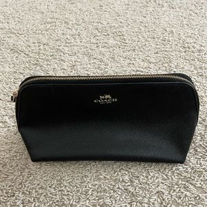 Large Coach makeup bag